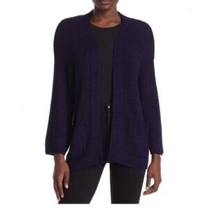 NWT Ceny 3/4 Sleeve Open Weave Knit Cardigan